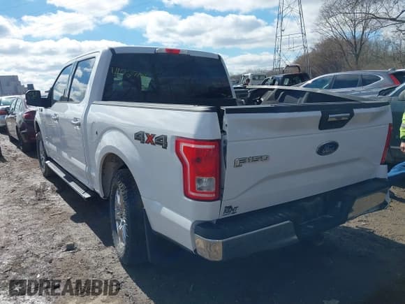 ✅ 2017 Ford F-150 XL • VIN: 1FTEW1EP0HKC32243 • Lot: 41727196. Listed on IAAI with 205,162 mi. Free auction sales archive from the USA and detailed vehicle history report at DreamBid. Image 3.