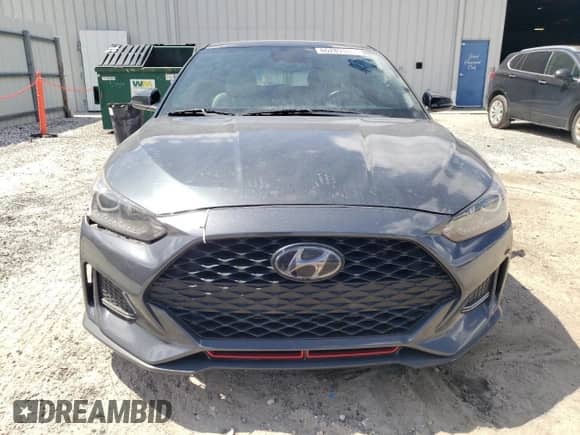 2019 Hyundai Veloster Turbo Ultimate with VIN KMHTH6AB3KU012739, listed as a Copart auction lot 66289185 with 105,928 mi miles and Salvage title. Bid and sale history available at DreamBid. Image 5.