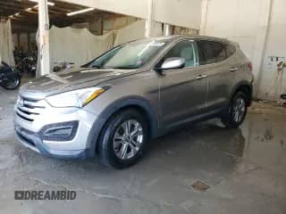 2016 Hyundai Santa Fe with VIN 5XYZTDLB5GG338145, listed as a Copart auction lot 80890975 with 91,536 mi miles and Salvage title. Bid and sale history available at DreamBid. Image 1.