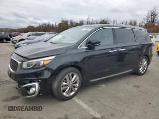 ✅ 2016 Kia Sedona SX-L • VIN: KNDME5C19G6148160 • Lot: 87435625. Listed on Copart with 41,226 mi. Free auction sales archive from the USA and detailed vehicle history report at DreamBid. Image 1.