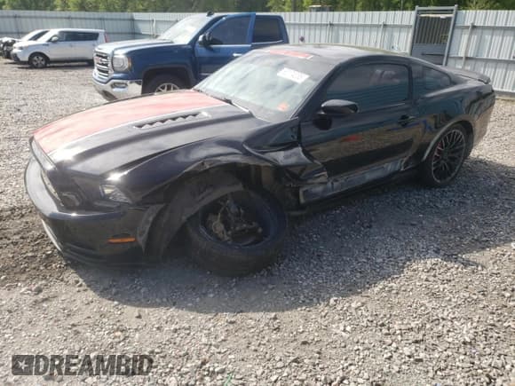✅ 2014 Ford Mustang GT • VIN: 1ZVBP8CF5E5218624 • Lot: 52174035. Listed on Copart with 106,900 mi. Free auction sales archive from the USA and detailed vehicle history report at DreamBid. Image 1.