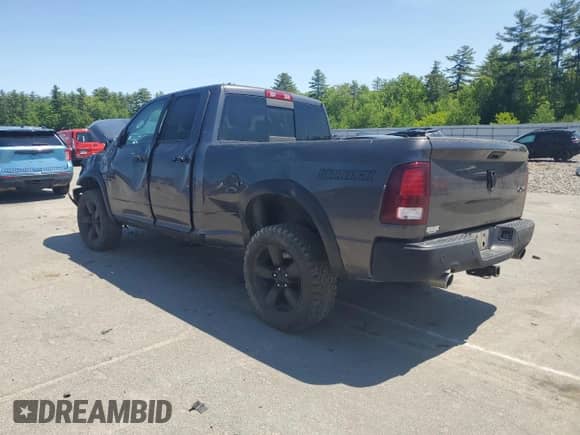 2019 Ram 1500 Warlock z VIN 1C6RR7GT6KS732752, wystawiony jako Copart lot #58420555 z przebiegiem 73 357 mil mil oraz Szkoda całkowita • Salvage title. Historia ofert i sprzedaży dostępna na DreamBid. Obrazek 2.