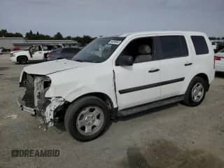 2013 Honda Pilot LX with VIN 5FNYF3H2XDB009272, listed as a Copart auction lot 84289045 with 151,753 mi miles and Salvage title. Bid and sale history available at DreamBid. Image 1.