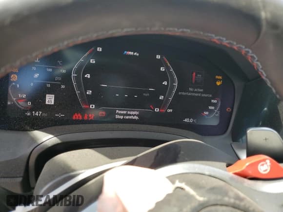 ✅ 2023 BMW M4 Competition • VIN: WBS33AZ0XPCL63002 • Lot: 61737994. Listed on Copart with 15,530 mi. Free auction sales archive from the USA and detailed vehicle history report at DreamBid. Image 9.