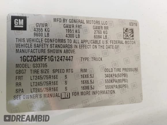 ✅ 2016 Chevrolet Express Cargo • VIN: 1GCZGHFF1G1247447 • Лот: 41432611. Опубликован ранее на IAAI с пробегом 111 432 миль. Бесплатный доступ к архиву аукционных продаж из США и подробный отчёт об истории автомобиля на DreamBid. Изображение 9.