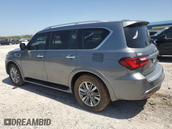 ✅ 2018 Infiniti QX80 • VIN: JN8AZ2NE6J9190561 • Lot: 52228645. Listed on Copart with 144,293 mi. Free auction sales archive from the USA and detailed vehicle history report at DreamBid. Image 2.