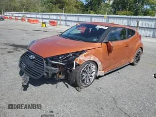 2014 Hyundai Veloster Turbo с VIN KMHTC6AE3EU192978, выставлен на аукционе Copart как лот 81873275 с пробегом 78 125 миль миль и Списание • Salvage title. История ставок и продаж доступна на DreamBid. Изображение 1.
