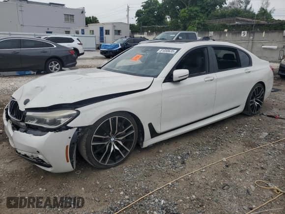 ✅ 2016 BMW 7 Series 750i • VIN: WBA7F0C51GGL99309 • Lot: 81058635. Listed on Copart with Not provided. Free auction sales archive from the USA and detailed vehicle history report at DreamBid. Image 1.