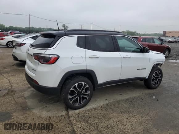 ✅ 2024 Jeep Compass Limited • VIN: 3C4NJDCN4RT578913 • Lot: 55625155. Listed on Copart with 18,880 mi. Free auction sales archive from the USA and detailed vehicle history report at DreamBid. Image 3.