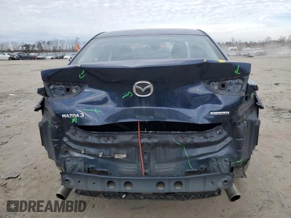 ✅ 2019 Mazda 3 • VIN: JM1BPABL7K1107139 • Lot: 43793845. Listed on Copart with 147,157 mi. Free auction sales archive from the USA and detailed vehicle history report at DreamBid. Image 6.