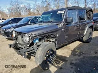 ✅ 2021 Jeep Wrangler Unlimited Sport • VIN: 1C4HJXDN0MW568542 • Lot: 95744875. Listed on Copart with 32,007 mi. Free auction sales archive from the USA and detailed vehicle history report at DreamBid. Image 1.