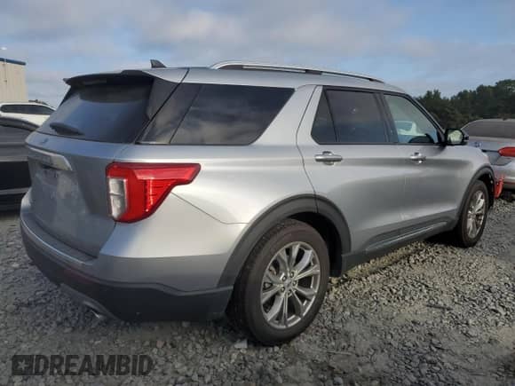 2022 Ford Explorer Limited with VIN 1FMSK7FH6NGA68452, listed as a Copart auction lot 83922215 with 54,805 mi miles and Salvage title. Bid and sale history available at DreamBid. Image 3.