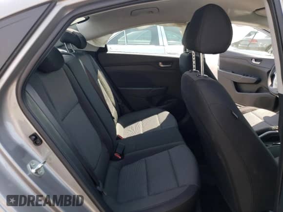 2022 Hyundai Accent SEL with VIN 3KPC24A6XNE173914, listed as a Copart auction lot 55882903 with 23,100 mi miles and . Bid and sale history available at DreamBid. Image 10.