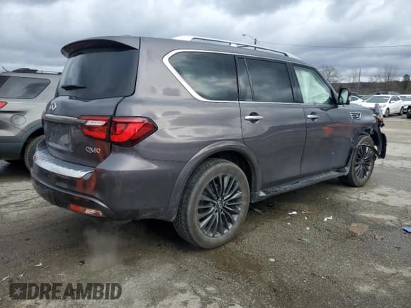 ✅ 2023 Infiniti QX80 Luxe • VIN: JN8AZ2AE3P9302635 • Лот: 85260284. Опубликован ранее на Copart с пробегом 37 747 миль. Бесплатный доступ к архиву аукционных продаж из США и подробный отчёт об истории автомобиля на DreamBid. Изображение 3.