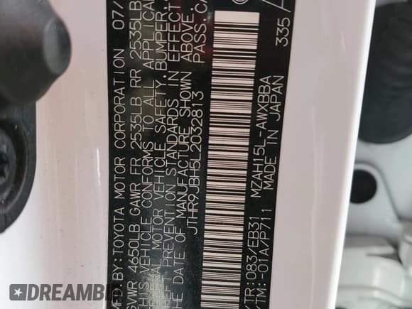 ✅ 2020 Lexus UX 250h F Sport • VIN: JTHR9JBH5L2032813 • Lot: 47370345. Listed on Copart with 54,938 mi. Free auction sales archive from the USA and detailed vehicle history report at DreamBid. Image 13.