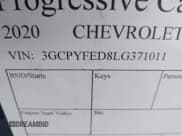 ✅ 2020 Chevrolet Silverado 1500 LT Trail Boss • VIN: 3GCPYFED8LG371011 • Lot: 42663339. Wystawiony na IAAI z przebiegiem Nie podano. Bezpłatny archiwum sprzedaży aukcyjnych z USA i szczegółowy raport historii pojazdu na DreamBid. Zdjęcie 9.