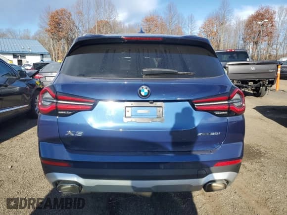 ✅ 2023 BMW X3 xDrive30i • VIN: 5UX53DP07P9R11926 • Lot: 93095865. Listed on Copart with 37,151 mi. Free auction sales archive from the USA and detailed vehicle history report at DreamBid. Image 6.