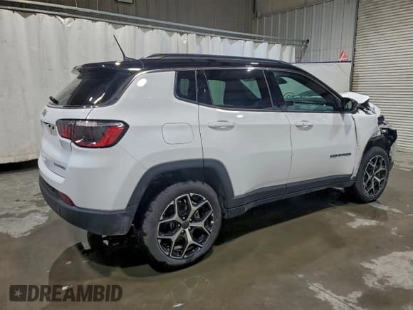 ✅ 2025 Jeep Compass Limited • VIN: 3C4NJDCN7ST614454 • Lot: 96160265. Listed on Copart with 6,993 mi. Free auction sales archive from the USA and detailed vehicle history report at DreamBid. Image 3.