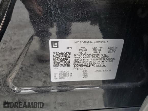 ✅ 2021 Cadillac XT4 FWD Premium Luxury • VIN: 1GYFZCR41MF064097 • Lot: 84874665. Listed on Copart with 80,426 mi. Free auction sales archive from the USA and detailed vehicle history report at DreamBid. Image 13.