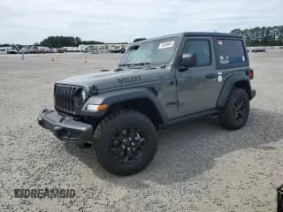 ✅ 2022 Jeep Wrangler Willys Sport • VIN: 1C4GJXAG3NW237912 • Lot: 75409904. Listed on Copart with 6,463 mi. Free auction sales archive from the USA and detailed vehicle history report at DreamBid. Image 1.