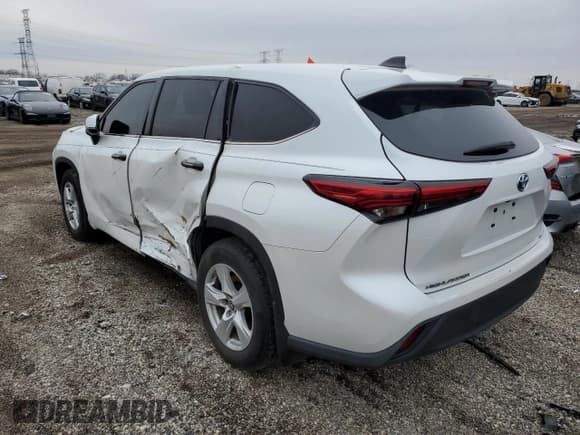 ✅ 2022 Toyota Highlander Hybrid LE • VIN: 5TDZARAH2NS511839 • Lot: 51715975. Wystawiony na Copart z przebiegiem 162 228 mil. Bezpłatny archiwum sprzedaży aukcyjnych z USA i szczegółowy raport historii pojazdu na DreamBid. Zdjęcie 2.