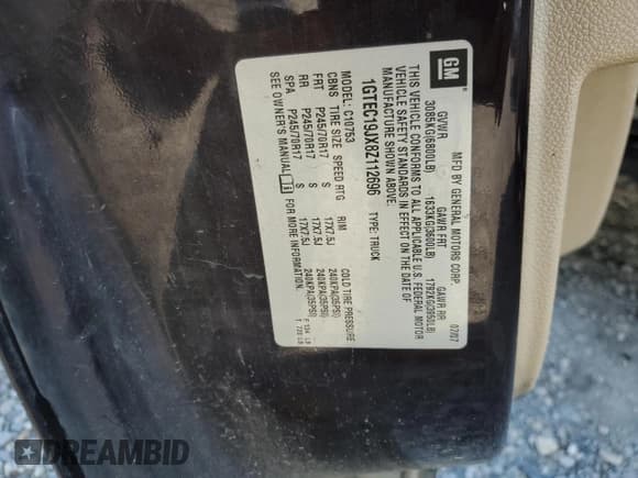 ✅ 2008 GMC Sierra 1500 SLE1 • VIN: 1GTEC19JX8Z112696 • Лот: 84477245. Опубликован ранее на Copart с пробегом 239 188 миль. Бесплатный доступ к архиву аукционных продаж из США и подробный отчёт об истории автомобиля на DreamBid. Изображение 12.