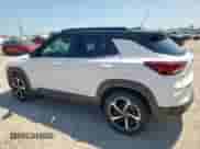 2022 Chevrolet TrailBlazer RS with VIN KL79MTSL2NB021123, listed as a Copart auction lot 80139715 with 32,852 mi miles and Salvage title. Bid and sale history available at DreamBid. Image 2.