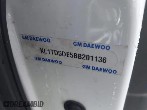 ✅ 2011 Chevrolet Aveo 1LT • VIN: KL1TD5DE5BB201136 • Lot: 41285318. Wystawiony na IAAI z przebiegiem 155 709 mil. Bezpłatny archiwum sprzedaży aukcyjnych z USA i szczegółowy raport historii pojazdu na DreamBid. Zdjęcie 9.