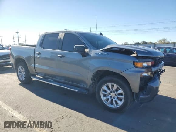 ✅ 2020 Chevrolet Silverado 1500 Custom • VIN: 3GCUYBEF5LG399295 • Lot: 86809125. Listed on Copart with 77,505 mi. Free auction sales archive from the USA and detailed vehicle history report at DreamBid. Image 4.