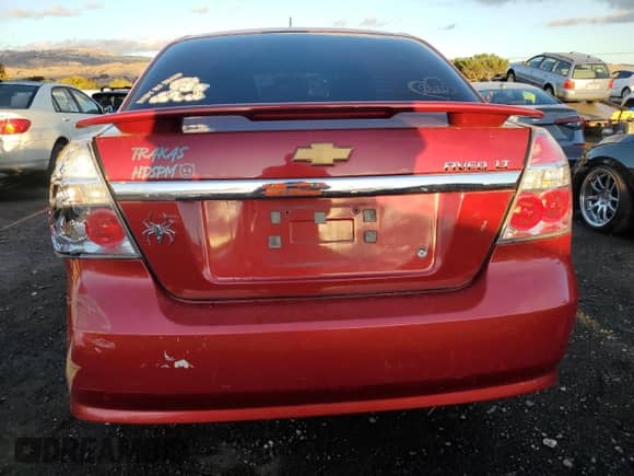 2011 Chevrolet Aveo 2LT z VIN KL1TG5DE1BB249952, wystawiony jako Copart lot #80167004 z przebiegiem 193 076 mil mil oraz Szkoda całkowita • Salvage title. Historia ofert i sprzedaży dostępna na DreamBid. Obrazek 6.