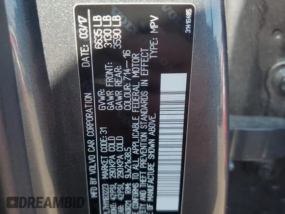 ✅ 2017 Volvo XC90 Inscription • VIN: YV4BC0PL7H1183223 • Лот: 64126845. Опубликован ранее на Copart с пробегом 109 097 миль. Бесплатный доступ к архиву аукционных продаж из США и подробный отчёт об истории автомобиля на DreamBid. Изображение 13.