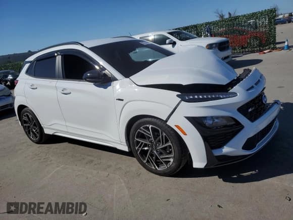 ✅ 2022 Hyundai Kona N Line • VIN: KM8K33A36NU793942 • Лот: 43754464. Опубликован ранее на Copart с пробегом 33 676 миль. Бесплатный доступ к архиву аукционных продаж из США и подробный отчёт об истории автомобиля на DreamBid. Изображение 4.