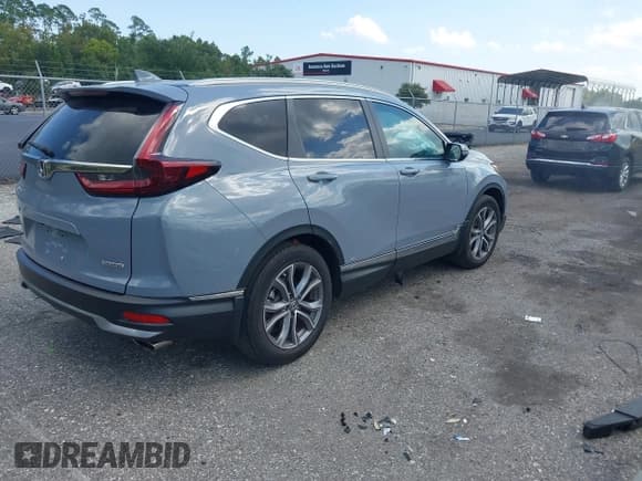 ✅ 2020 Honda CR-V Touring • VIN: 2HKRW1H9XLH404462 • Lot: 43198639. Listed on IAAI with 20,878 mi. Free auction sales archive from the USA and detailed vehicle history report at DreamBid. Image 4.