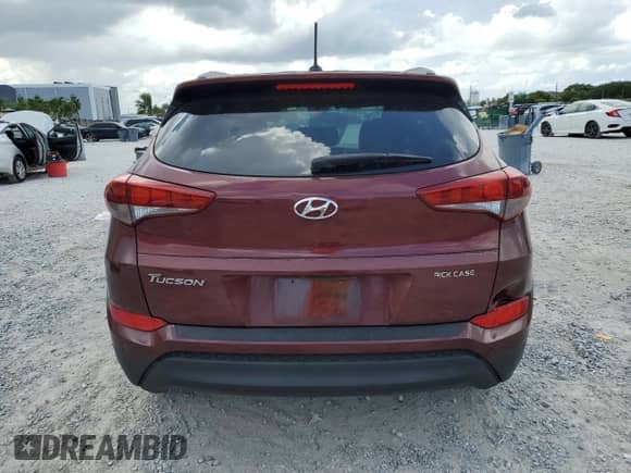 2017 Hyundai Tucson SE Plus with VIN KM8J33A43HU448294, listed as a Copart auction lot 69473255 with 126,527 mi miles and Salvage title. Bid and sale history available at DreamBid. Image 6.
