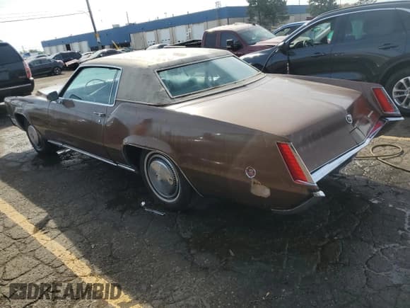 ✅ 1968 Cadillac Eldorado • VIN: H8253350 • Lot: 77140814. Listed on Copart with 89,242 mi. Free auction sales archive from the USA and detailed vehicle history report at DreamBid. Image 2.