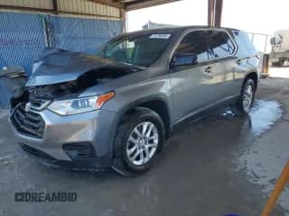 2019 Chevrolet Traverse LS z VIN 1GNERFKW0KJ188362, wystawiony jako Copart lot #68000325 z przebiegiem 103 677 mil mil oraz Nie do naprawy • Non repairable. Historia ofert i sprzedaży dostępna na DreamBid. Obrazek 1.