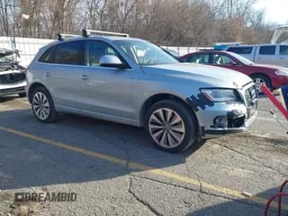 ✅ 2013 Audi Q5 Hybrid Prestige • VIN: WA1C8AFP8DA027408 • Lot: 43701428. Listed on IAAI with 151,803 mi. Free auction sales archive from the USA and detailed vehicle history report at DreamBid. Image 1.