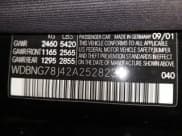 ✅ 2002 Mercedes-Benz S 600 • VIN: WDBNG78J42A252823 • Lot: 42051191. Listed on IAAI with 133,123 mi. Free auction sales archive from the USA and detailed vehicle history report at DreamBid. Image 9.