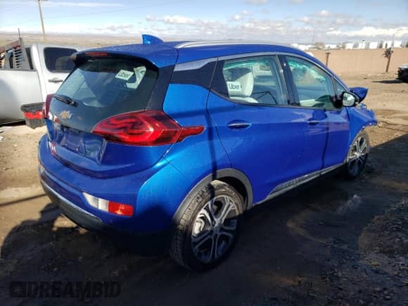 2019 Chevrolet Bolt EV Premier z VIN 1G1FZ6S04K4143411, wystawiony jako Copart lot #46711514 z przebiegiem 46 997 mil mil oraz . Historia ofert i sprzedaży dostępna na DreamBid. Obrazek 3.