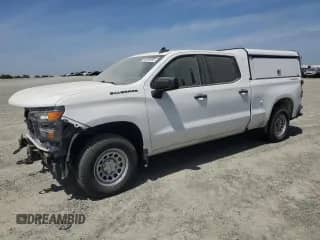 2022 Chevrolet Silverado 1500 Work Truck z VIN 3GCUDAED1NG616686, wystawiony jako Copart lot #48696995 z przebiegiem 36 336 mil mil oraz Szkoda całkowita • Salvage title. Historia ofert i sprzedaży dostępna na DreamBid. Obrazek 1.