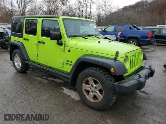 ✅ 2012 Jeep Wrangler Unlimited Sport • VIN: 1C4BJWDGXCL269562 • Lot: 93205885. Listed on Copart with 169,231 mi. Free auction sales archive from the USA and detailed vehicle history report at DreamBid. Image 4.