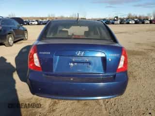 2009 Hyundai Accent L with VIN KMHCN45C49U311702, listed as a Copart auction lot 79697714 with Not provided miles and Non repairable. Bid and sale history available at DreamBid. Image 6.