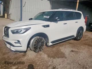 ✅ 2021 Infiniti QX80 Premium Select • VIN: JN8AZ2AFXM9717567 • Lot: 62323175. Listed on Copart with 105,825 mi. Free auction sales archive from the USA and detailed vehicle history report at DreamBid. Image 1.