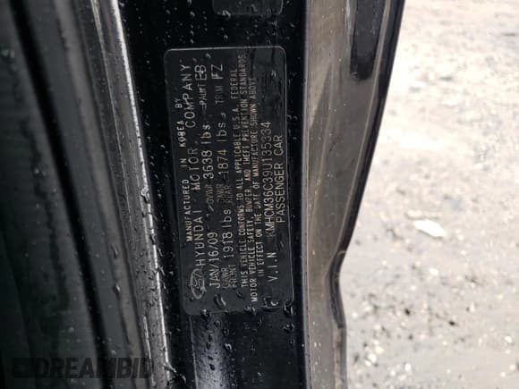 ✅ 2009 Hyundai Accent Auto GS • VIN: KMHCM36C39U135334 • Лот: 81802364. Опубликован ранее на Copart с пробегом 85 520 миль. Бесплатный доступ к архиву аукционных продаж из США и подробный отчёт об истории автомобиля на DreamBid. Изображение 14.