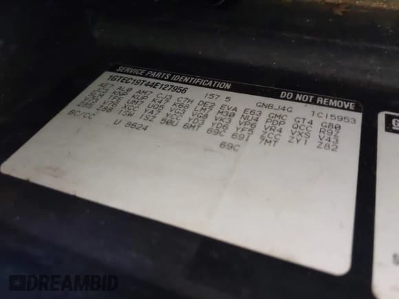 ✅ 2004 GMC Sierra 1500 • VIN: 1GTEC19T44E127956 • Лот: 42690309. Опубликован ранее на IAAI с пробегом 368 452 миль. Бесплатный доступ к архиву аукционных продаж из США и подробный отчёт об истории автомобиля на DreamBid. Изображение 9.