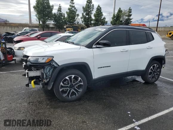 ✅ 2022 Jeep Compass Limited • VIN: 3C4NJDCB5NT161378 • Lot: 86287665. Wystawiony na Copart z przebiegiem 50 040 mil. Bezpłatny archiwum sprzedaży aukcyjnych z USA i szczegółowy raport historii pojazdu na DreamBid. Zdjęcie 1.