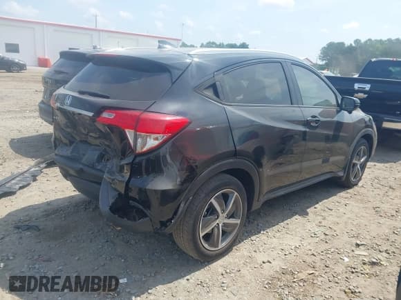 ✅ 2021 Honda HR-V EX-L • VIN: 3CZRU5H75MM712592 • Lot: 42483043. Listed on IAAI with 43,041 mi. Free auction sales archive from the USA and detailed vehicle history report at DreamBid. Image 4.