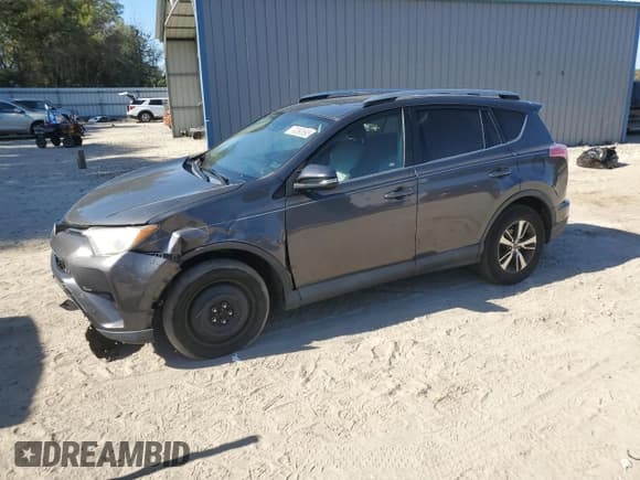 ✅ 2018 Toyota RAV4 XLE • VIN: 2T3WFREVXJW421433 • Lot: 93393695. Listed on Copart with 289,568 mi. Free auction sales archive from the USA and detailed vehicle history report at DreamBid. Image 1.