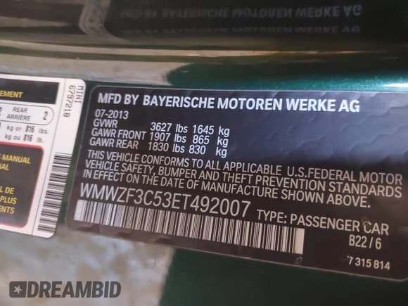 ✅ 2014 MINI Clubman • VIN: WMWZF3C53ET492007 • Lot: 43409846. Wystawiony na IAAI z przebiegiem 99 810 mil. Bezpłatny archiwum sprzedaży aukcyjnych z USA i szczegółowy raport historii pojazdu na DreamBid. Zdjęcie 9.