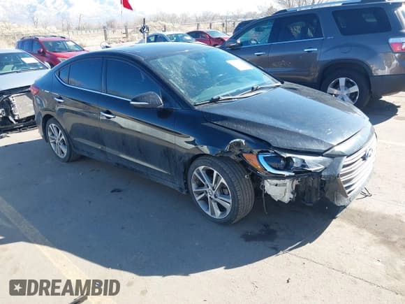 ✅ 2017 Hyundai Elantra SE • VIN: 5NPD84LF7HH056999 • Lot: 41688753. Listed on IAAI with 108,743 mi. Free auction sales archive from the USA and detailed vehicle history report at DreamBid. Image 1.